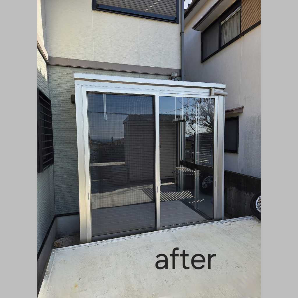 施工後の説明文