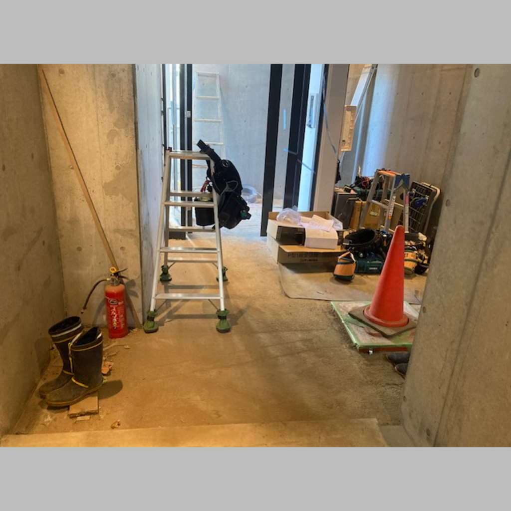 施工前の説明文