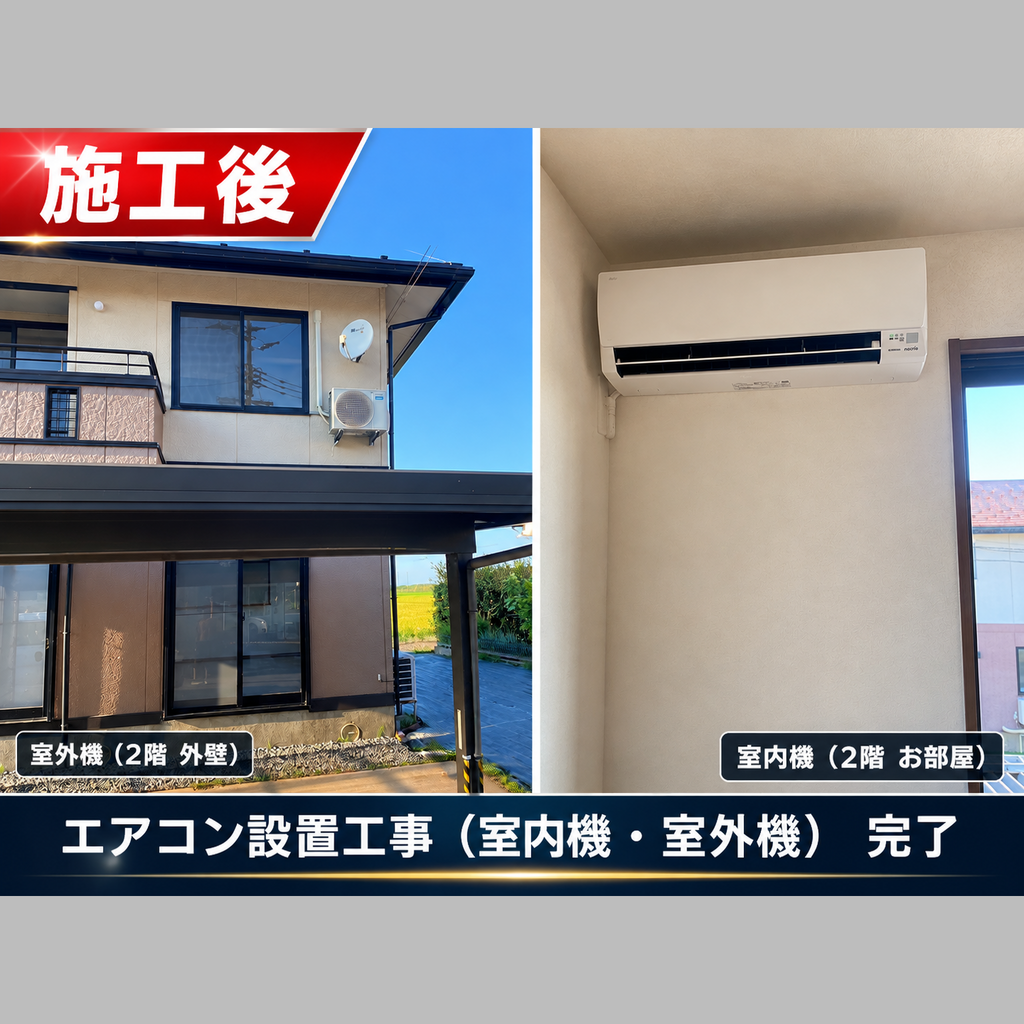 施工後の説明文